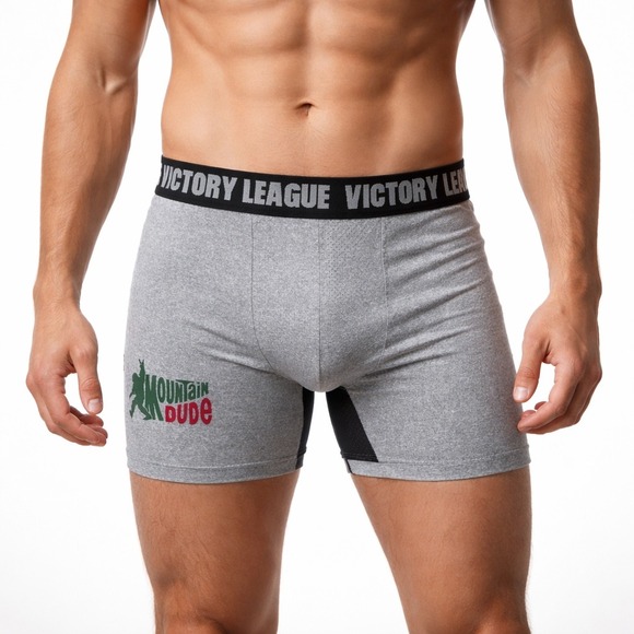 Victory League Other - Victory League Mountain Dude Bigfoot Boxer Briefs Gray Performance Small (28-30)